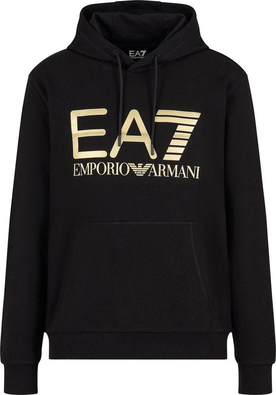 Emporio Armani EA7 Hoodie – Zwart – Heren