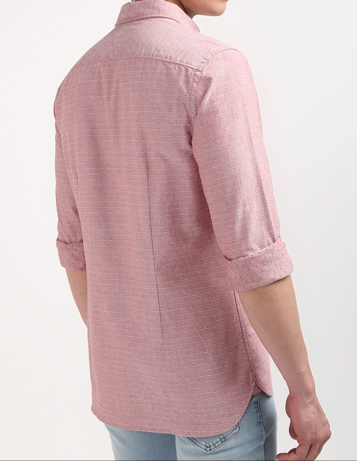 Tommy Hilfiger Slim Fit Shirt – Roze/Stippen – Heren