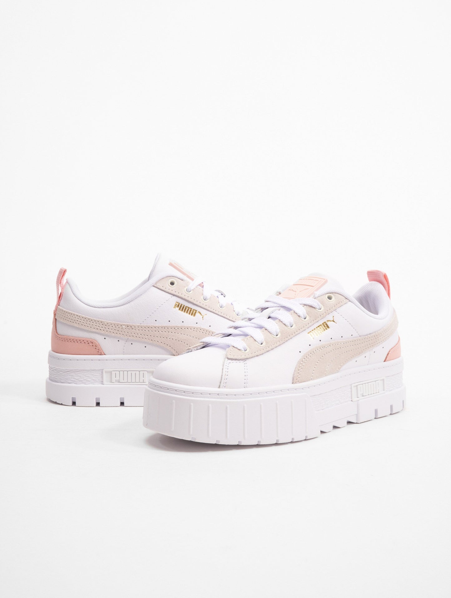 Puma Mayze Gentle Sneakers – Wit/Meerkleurig – Dames
