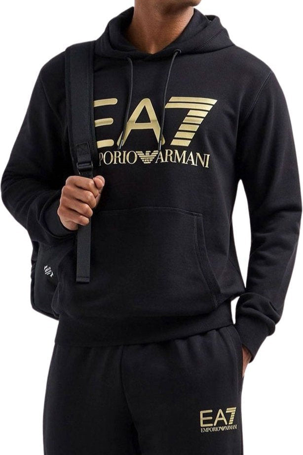 Emporio Armani EA7 Hoodie – Zwart – Heren
