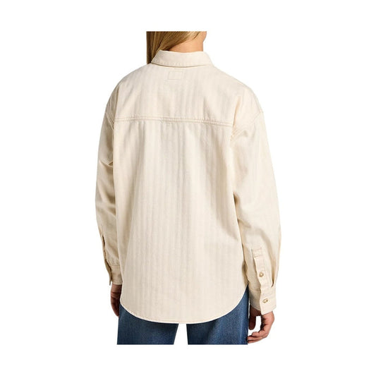 Lee Knoopshirt – Beige – Dames
