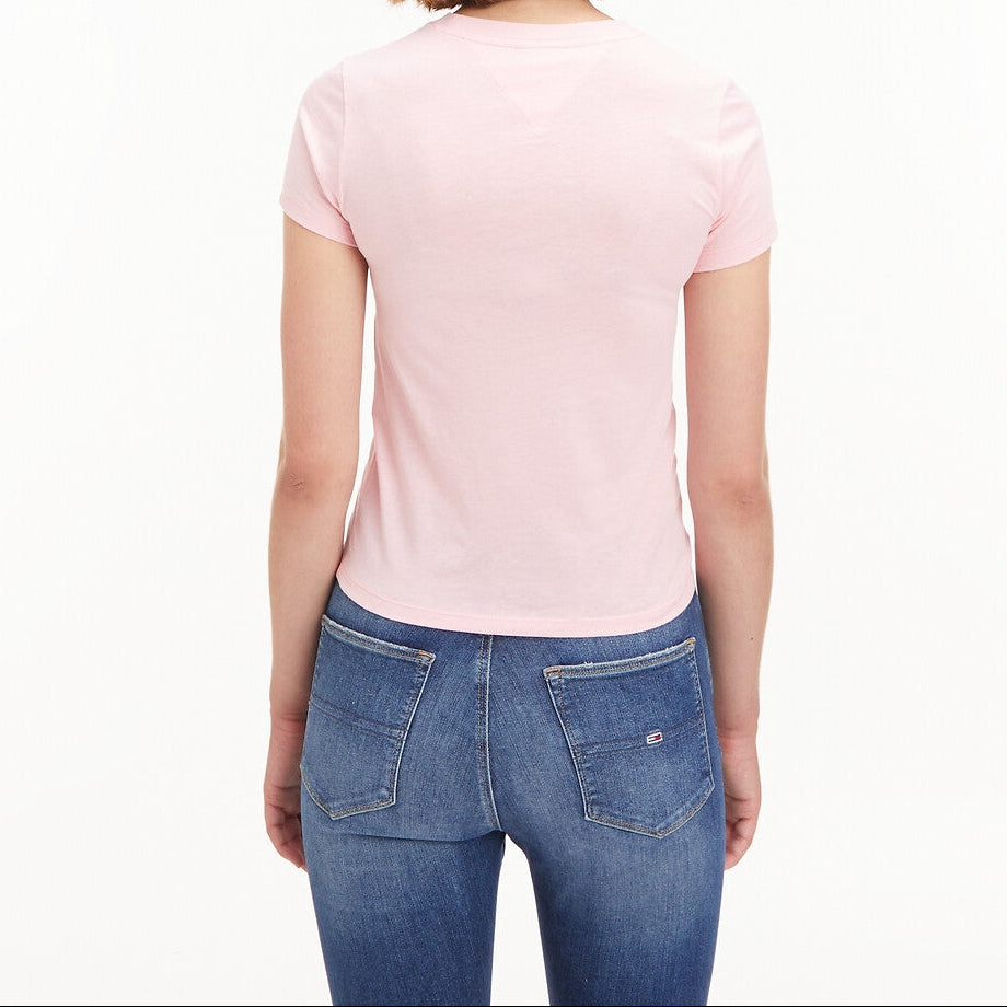 Tommy Jeans T-shirt – Roze – Dames