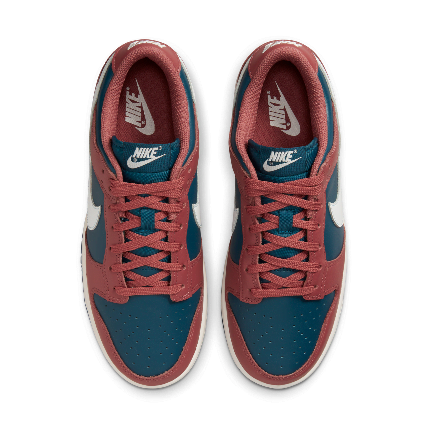 Nike Dunk Low Canyon Rust Multicolor Sneakers – Rood/Blauw – Dames