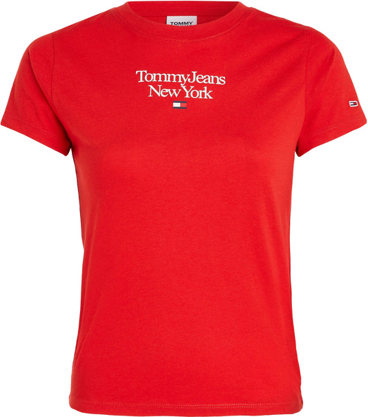 Tommy Jeans T-Shirt – Rood – Dames