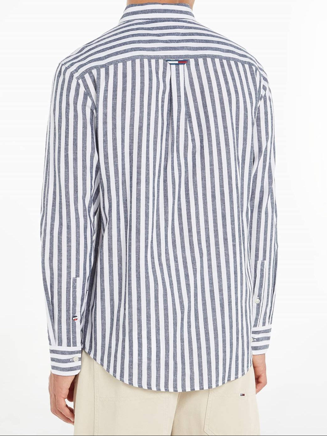 Tommy Hilfiger Gestreepd Overhemd – Blauw/Wit – Heren