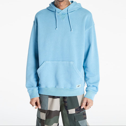 Reebok Classics Natuurlijk Geverfde Hoodie – Blauw – Heren