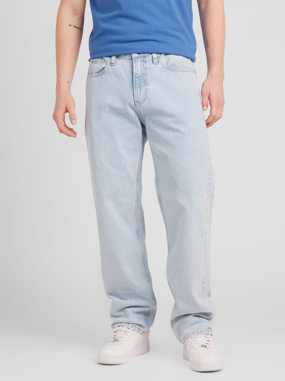 Calvin Klein 90S Straight Jeans – Lichtblauw – Heren