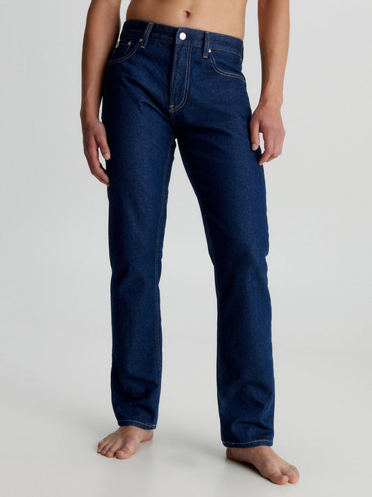 Calvin Klein Straight Mid Wash Jeans – Blauw – Heren