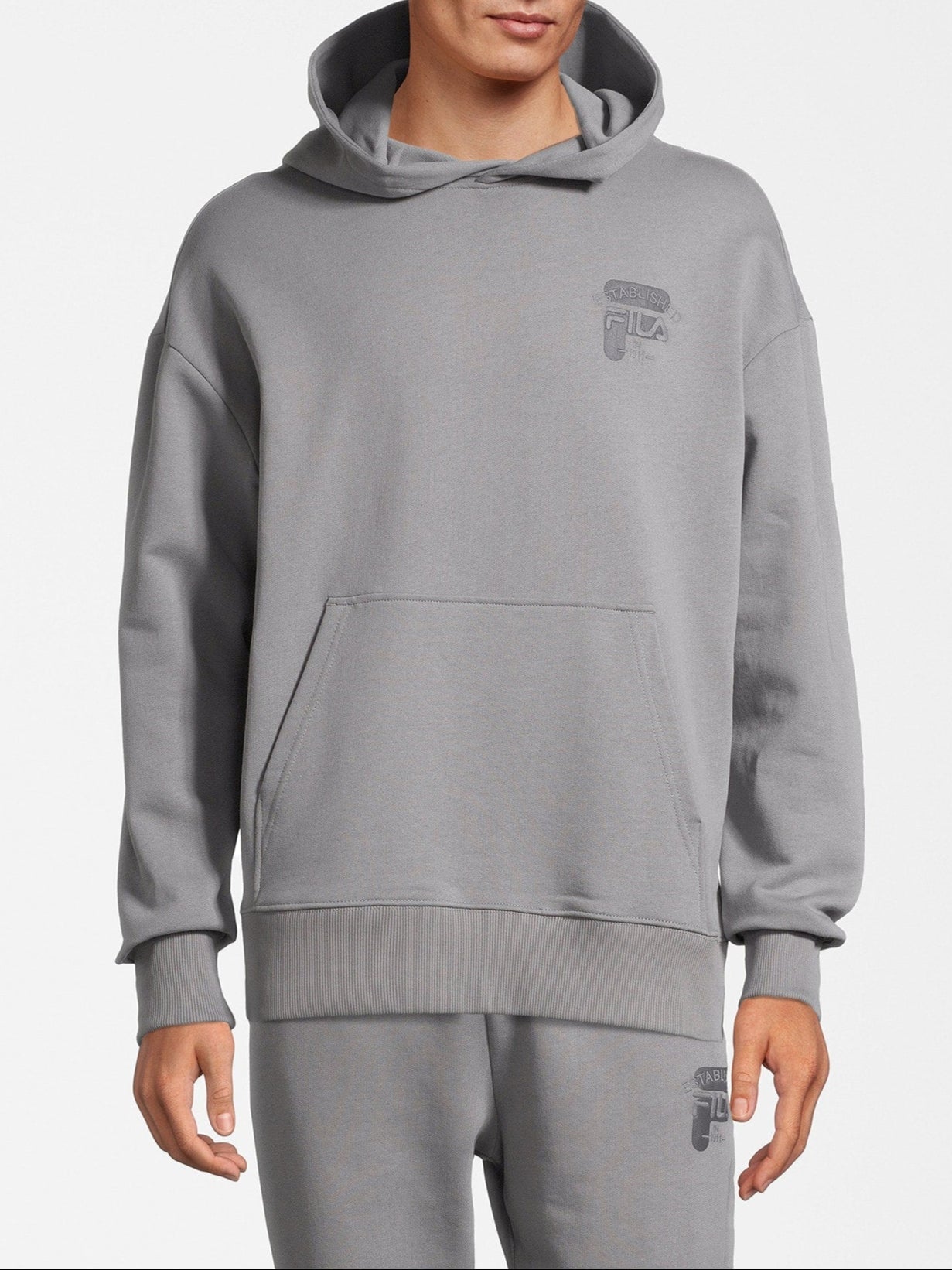 Fila Baar Hoodie – Grijs – Heren
