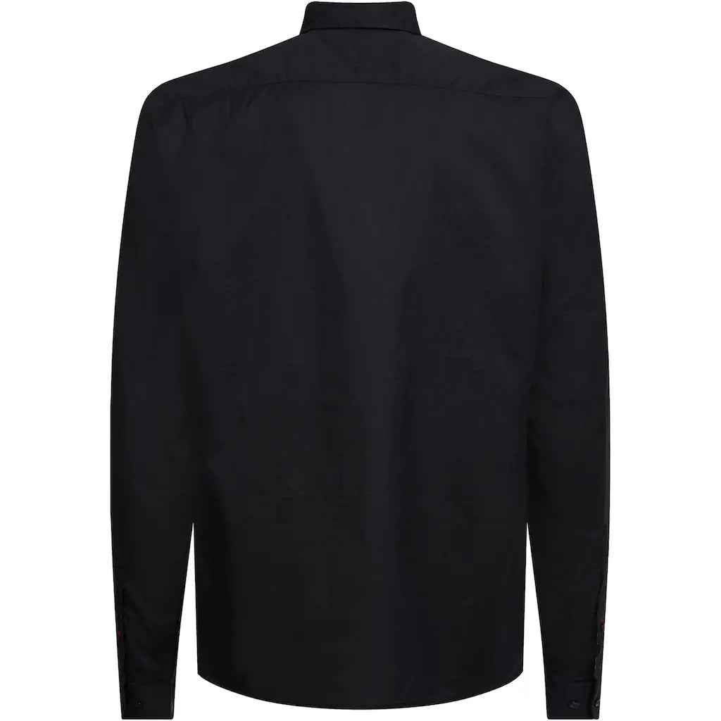 Tommy Hilfiger Core Flex Overhemd – Zwart – Heren