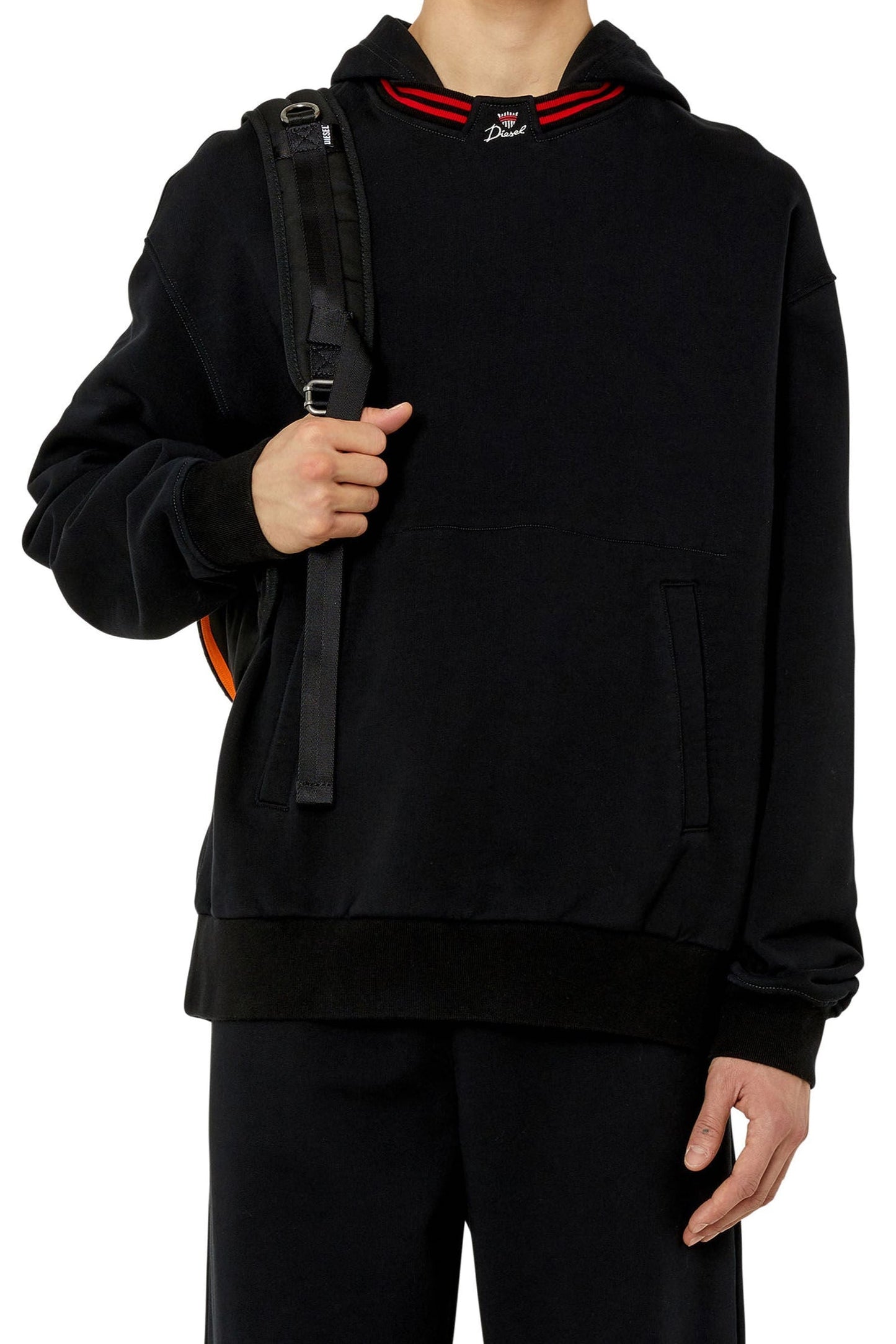 Diesel Hoodie – Zwart – Heren