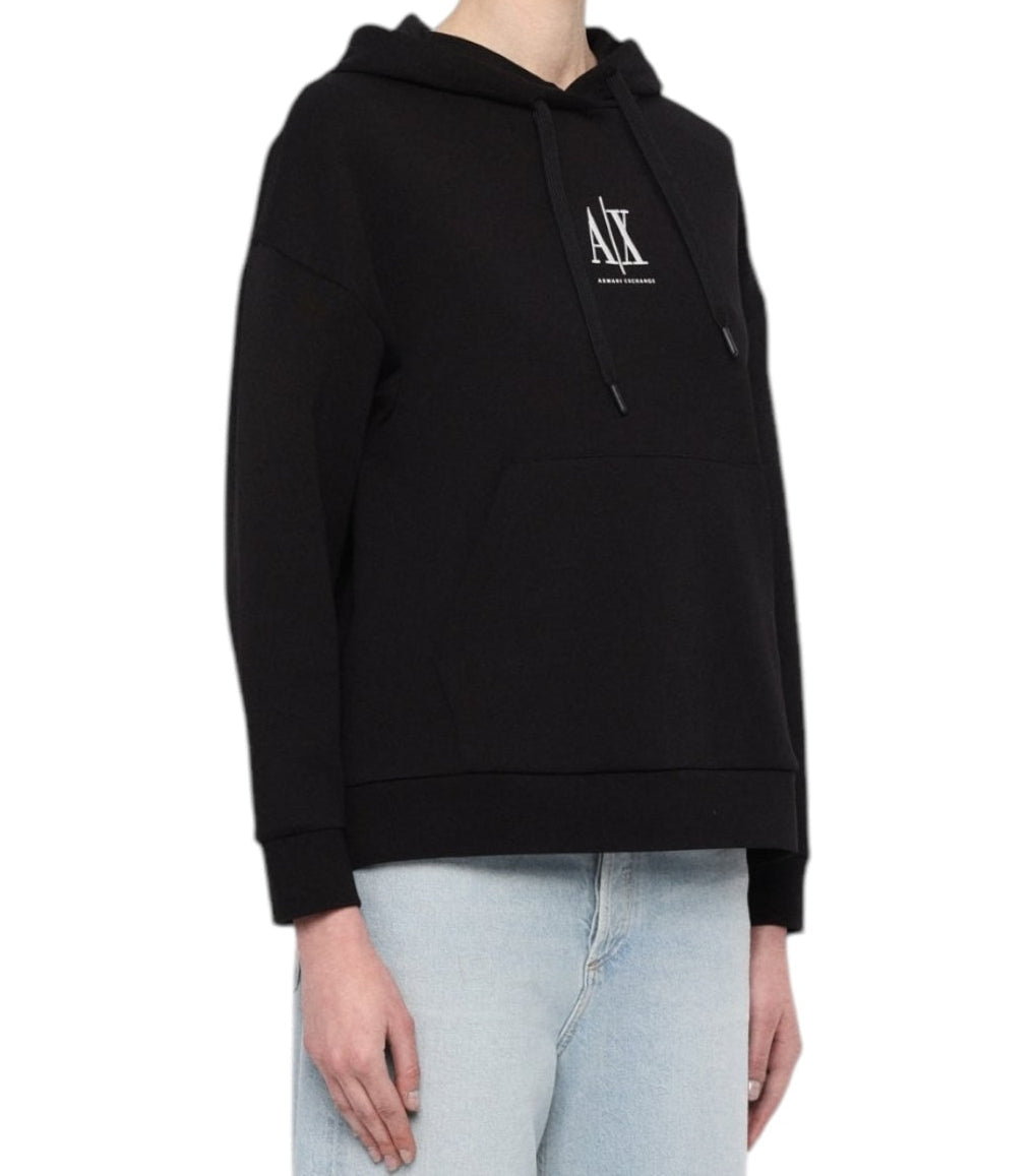 Armani Exchange Hoodie – Zwart – Dames