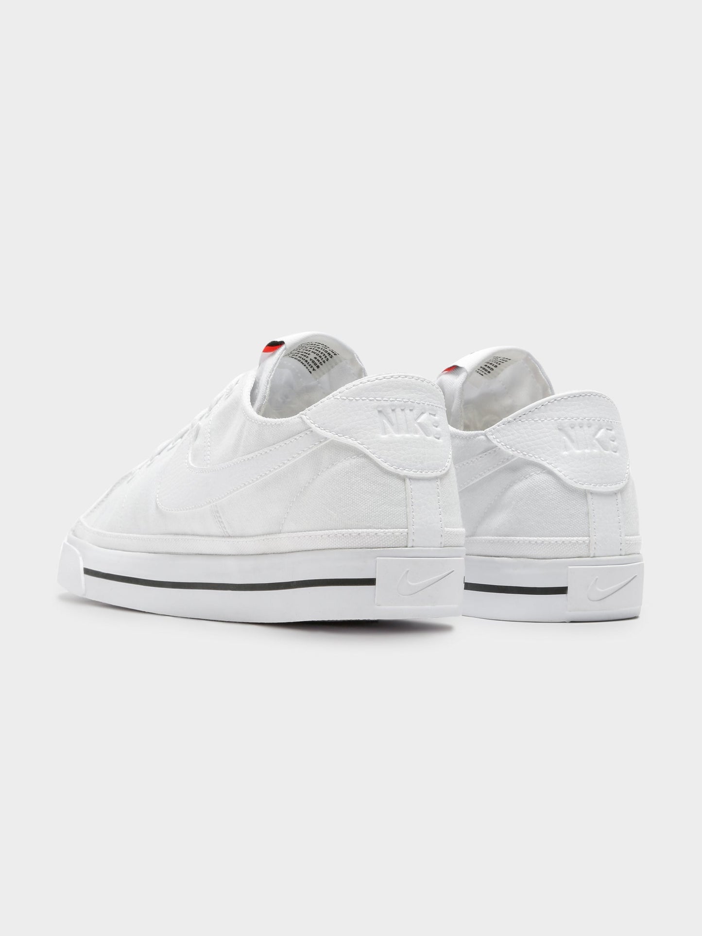 Nike Court Legacy Canvas Sneakers – Wit – Heren