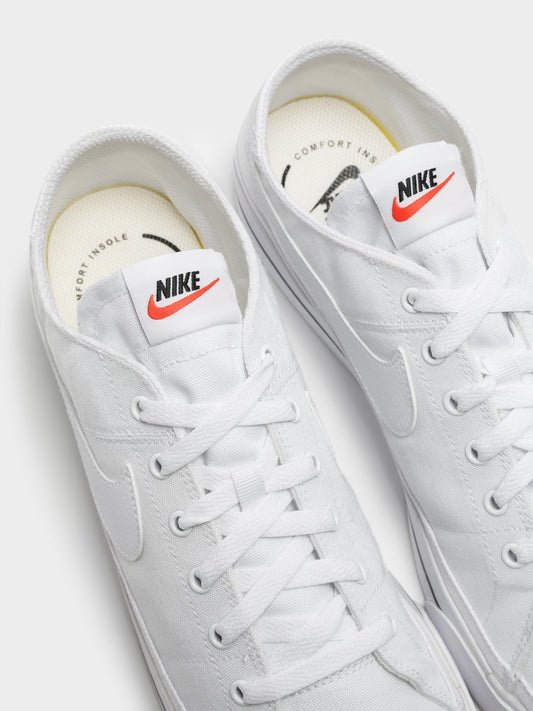 Nike Court Legacy Canvas Sneakers – Wit – Heren