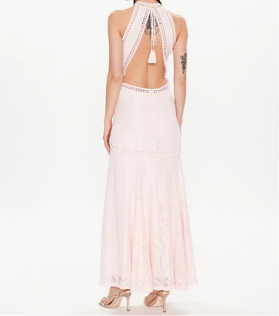 Guess Kanten Jurk – Wit/Roze – Dames