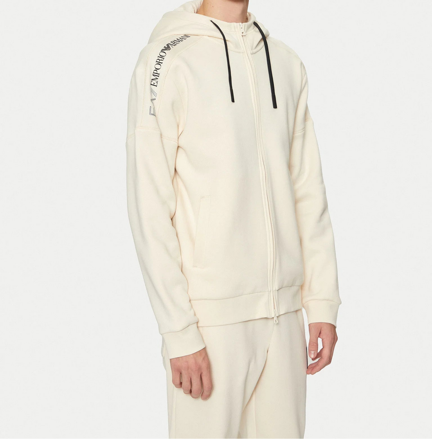 EA7 Emporio Armani Hoodie – Beige – Heren