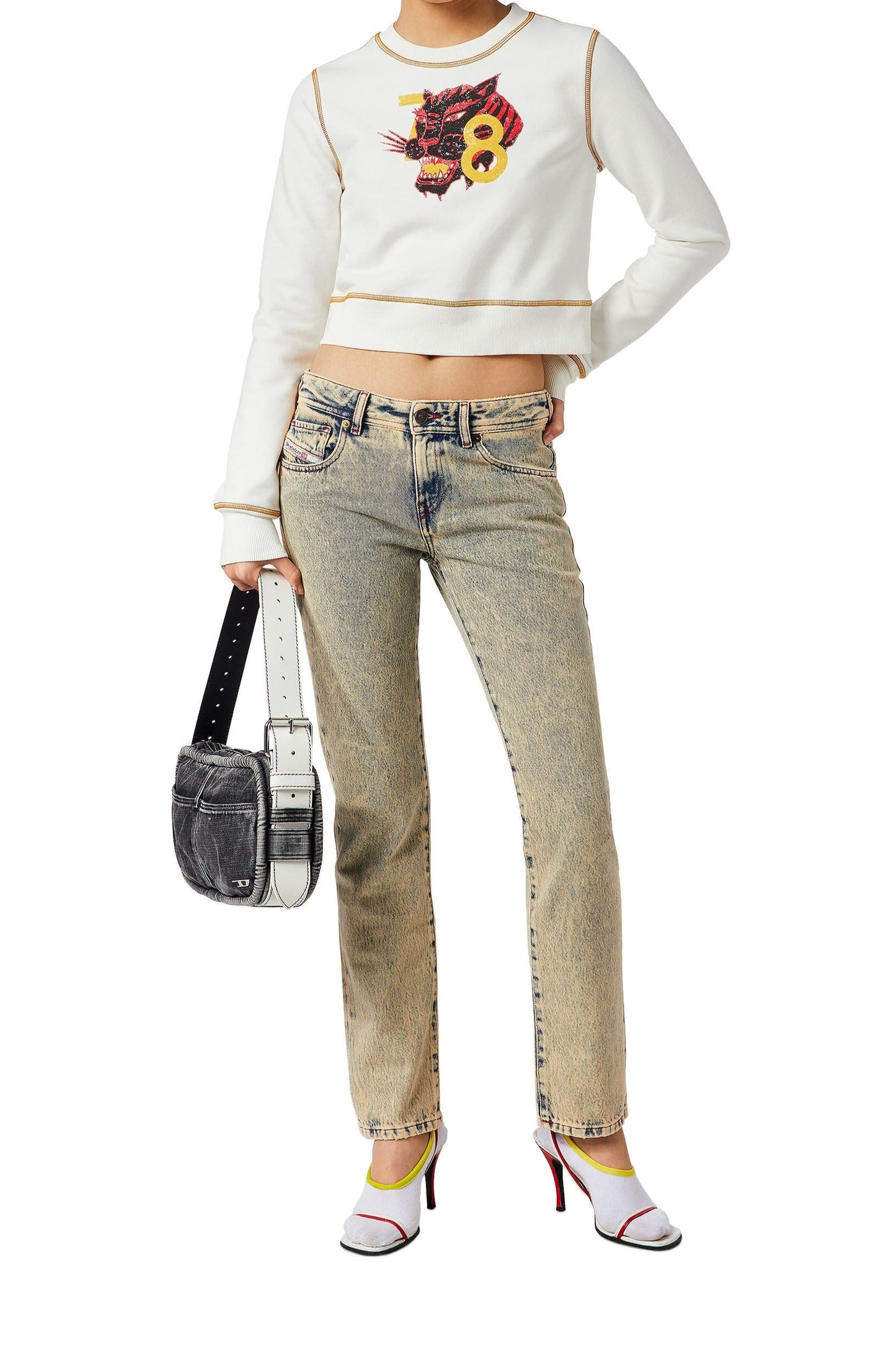 Diesel Sweatshirt – Wit – Dames