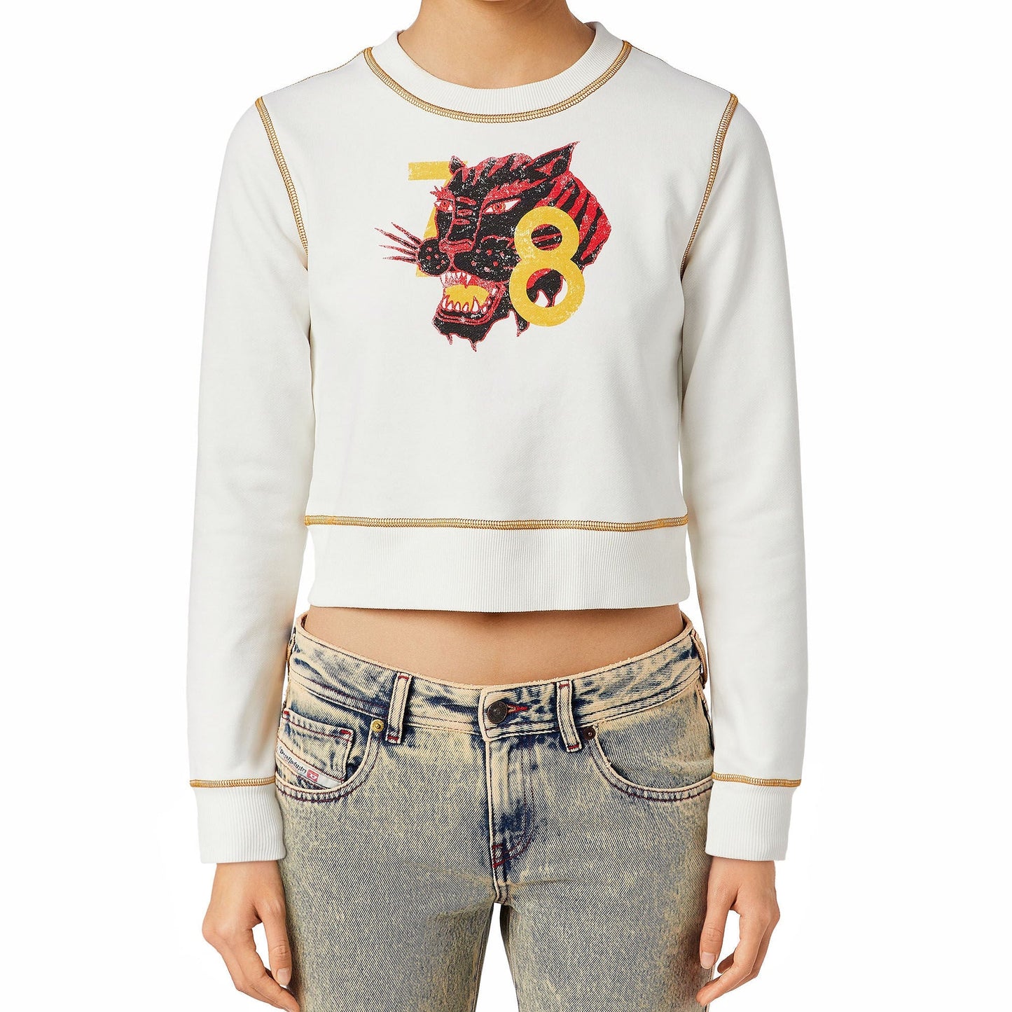 Diesel Sweatshirt – Wit – Dames