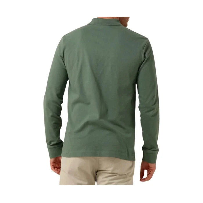 BOSS Poloshirt met lange mouwen – Groen – Heren