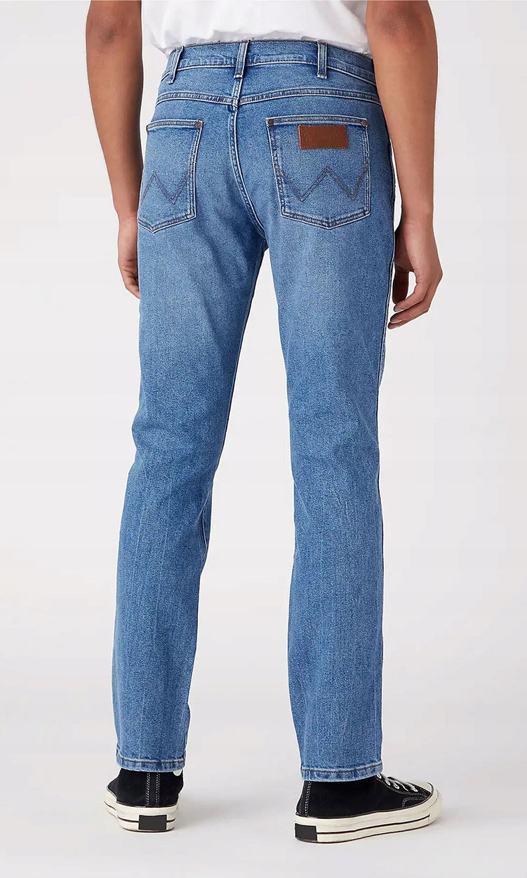 Wrangler Larston Slim Jeans – Blauw – Heren