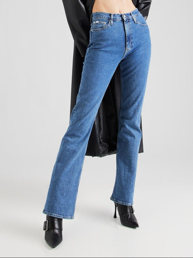 Calvin Klein Jeans Authentic Bootcut Jeans - Mid Wash Blauw - Dames