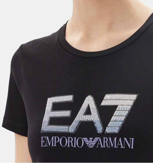 Emporio Armani EA7 T-shirt – Zwart – Dames