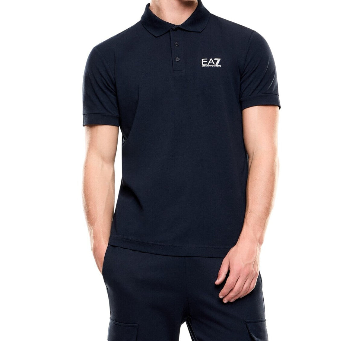 Armani Exchange Poloshirt – Marineblauw – Heren