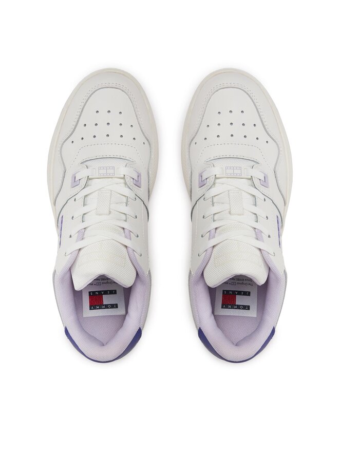 Tommy Hilfiger Retro Basket Flatform Sneakers – Wit/Multicolor – Dames