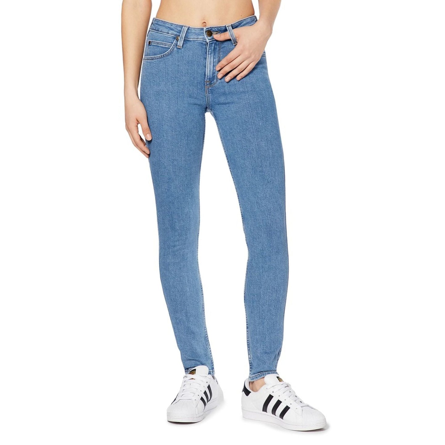 Lee Skinny Jeans – Blauw – Dames
