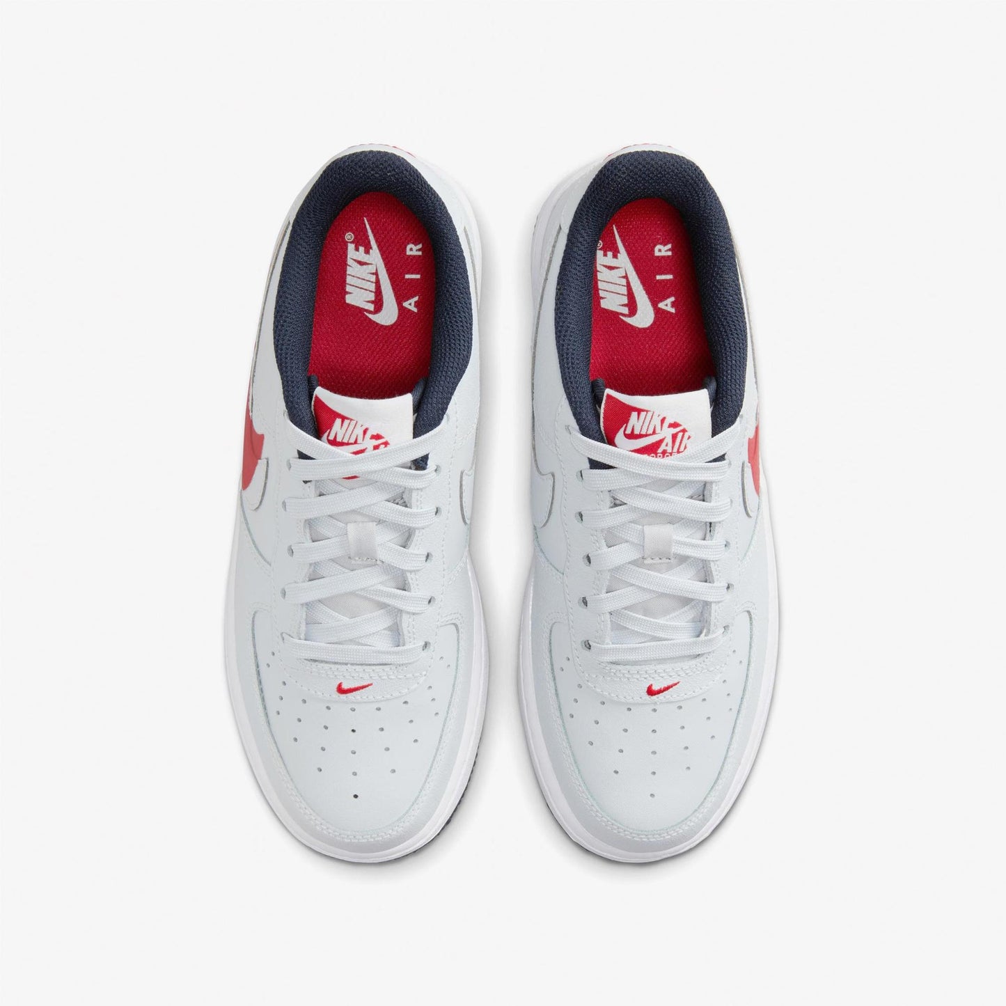 Nike Air Force 1 Sneakers – Rood/Wit – Dames