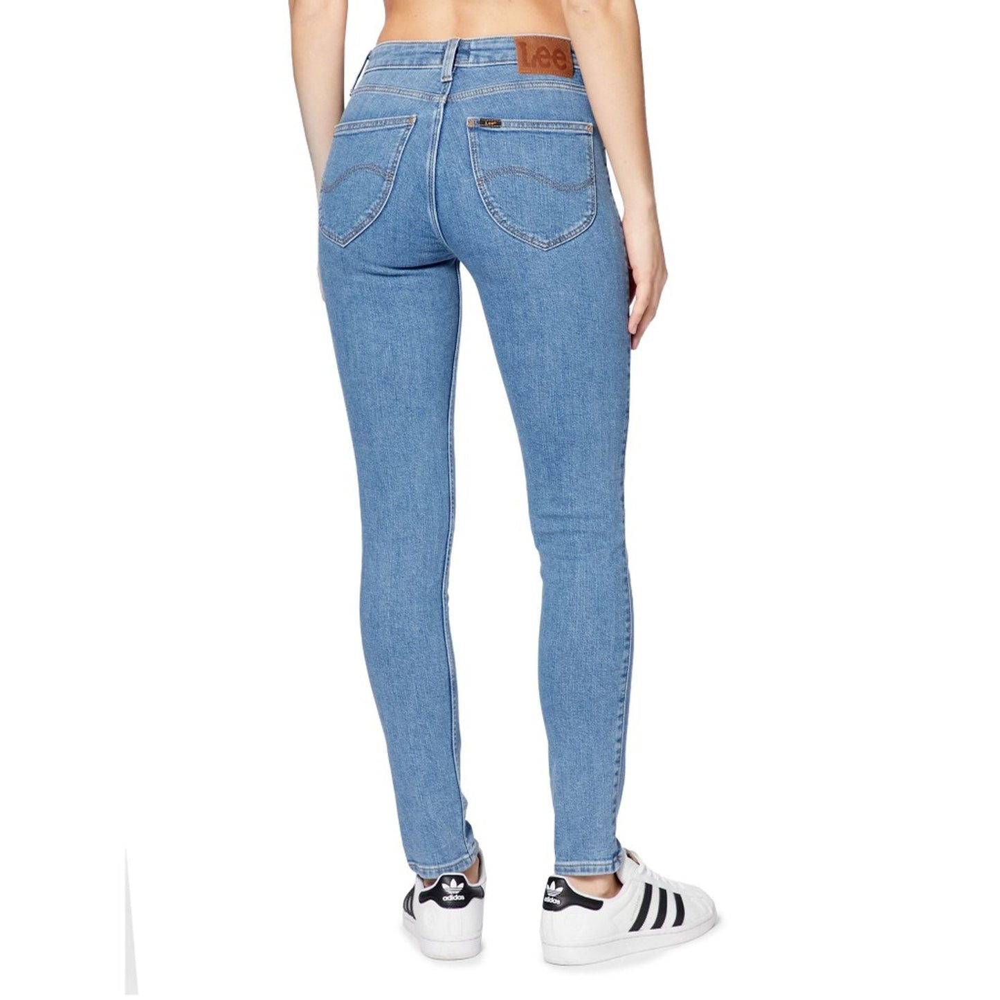 Lee Skinny Jeans – Blauw – Dames