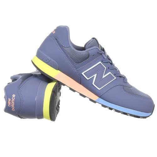 New Balance 574 Multicolor Sneakers – Paars – Dames