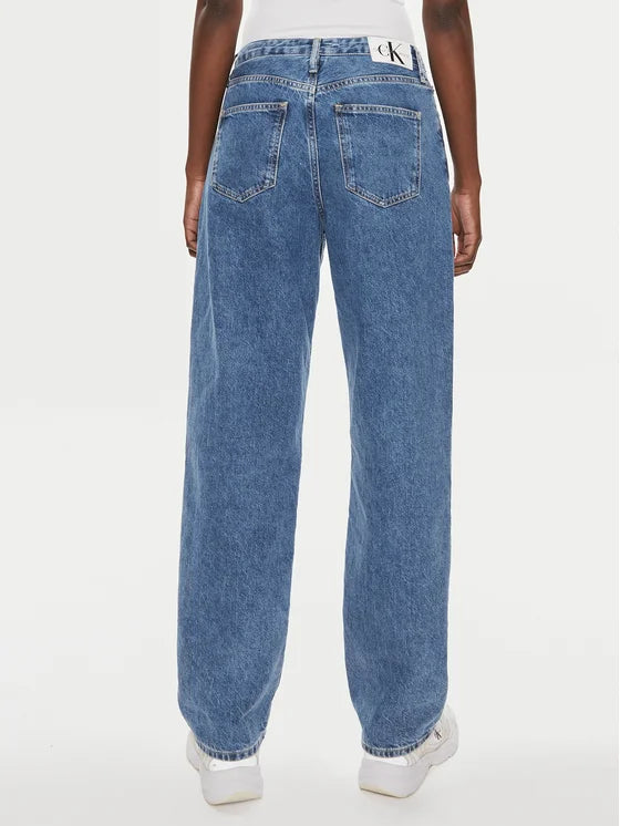 Calvin Klein 90S Straight Jeans – Blauw – Dames