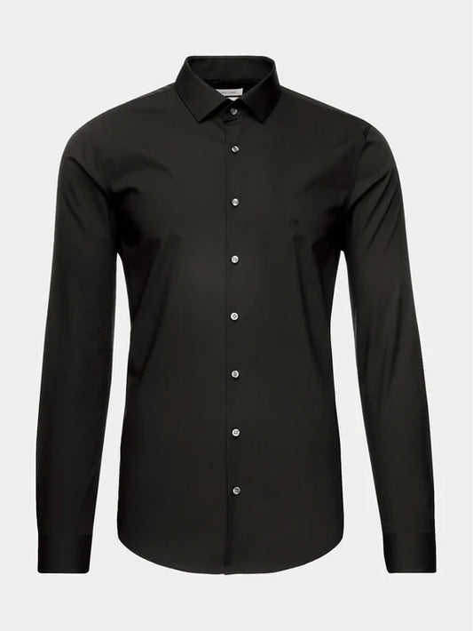 Calvin Klein Slim Fit Shirt – Zwart – Heren