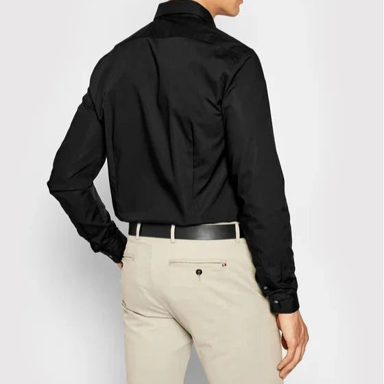Calvin Klein Slim Fit Shirt – Zwart – Heren