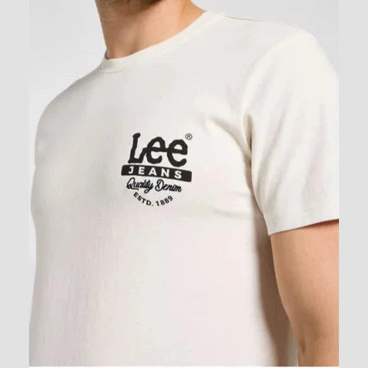 Lee T-shirt – Wit – Heren