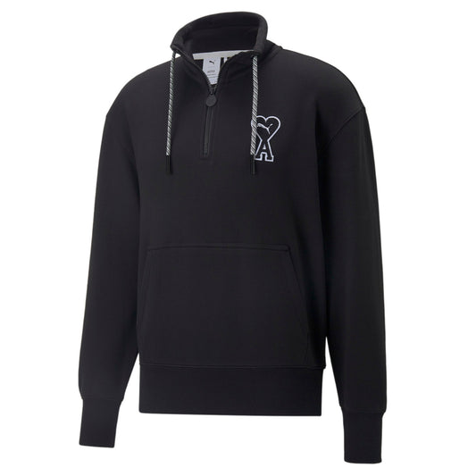 Puma x AMI Half-Zip Sweatshirt – Black – Men