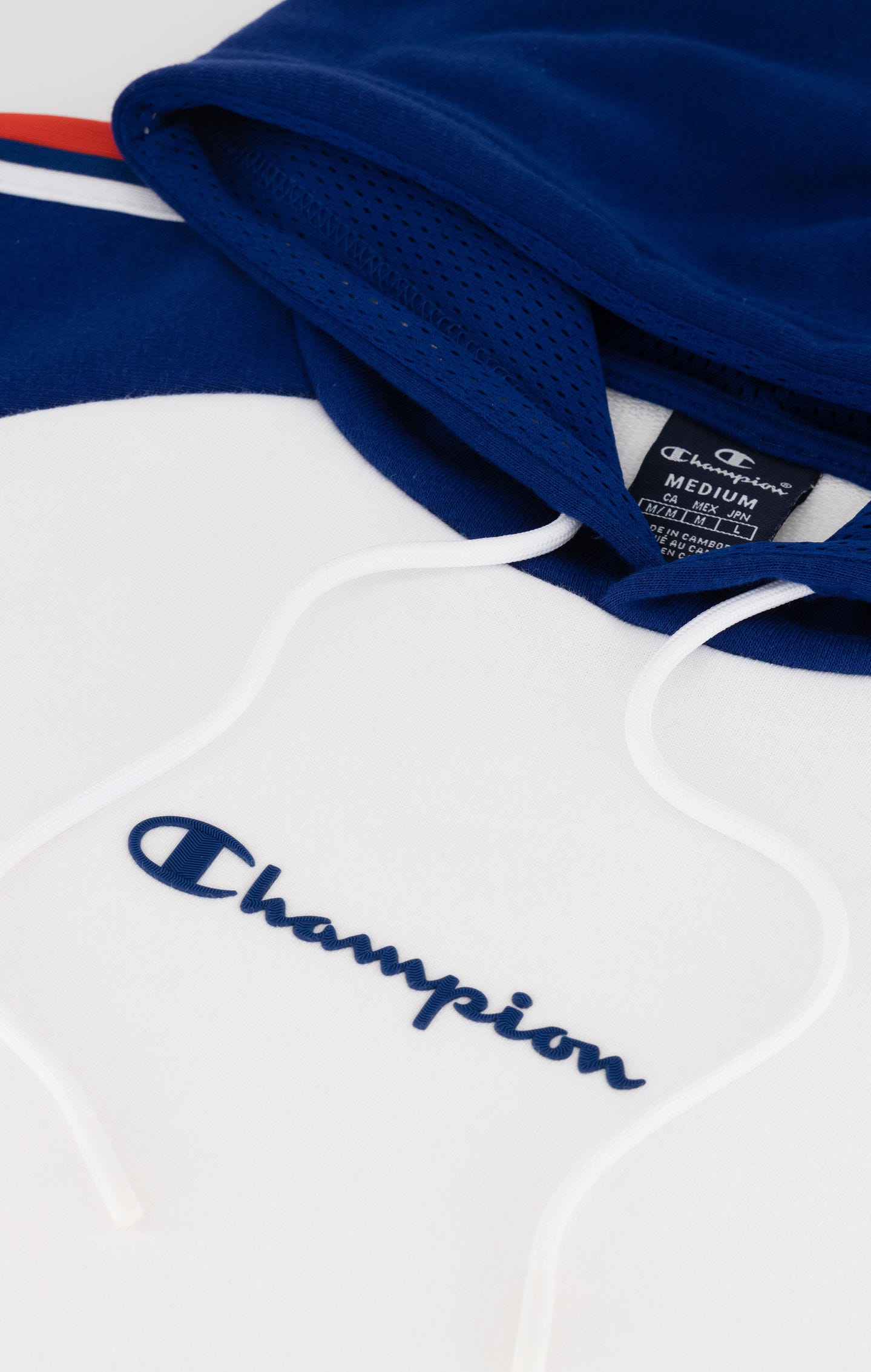 Champion Hoodie – Wit/Blauw – Heren