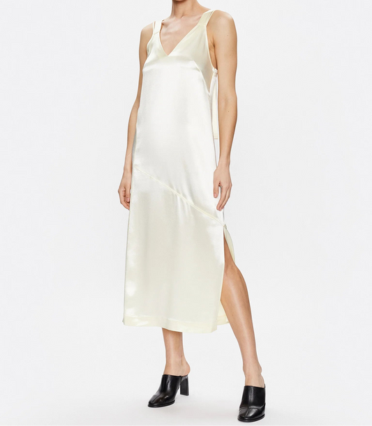 Calvin Klein Dress – Beige/White – Women