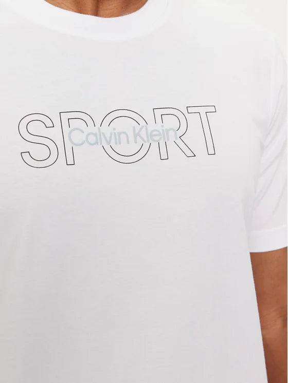 Calvin Klein Performance T-shirt – Wit – Heren