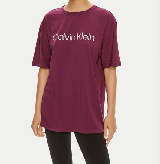Calvin Klein Relaxed Fit T-Shirt – Bordeaux - Dames