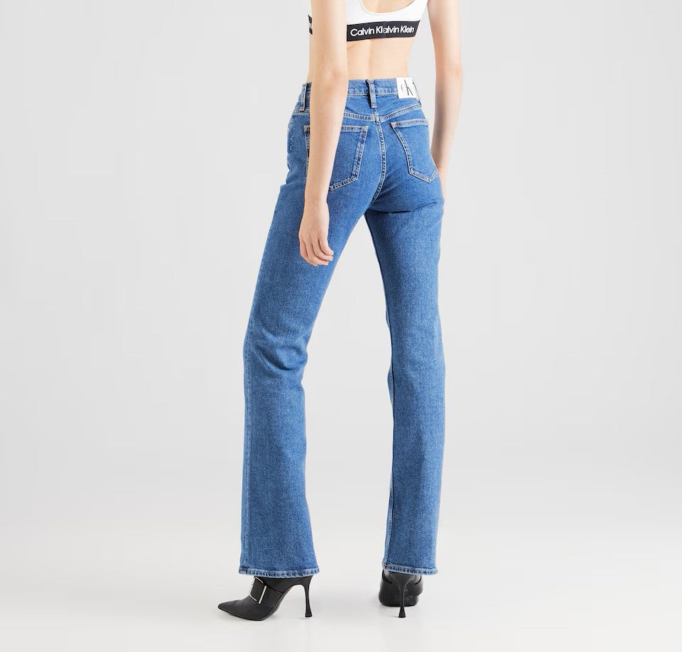 Calvin Klein Jeans Authentic Bootcut Jeans - Mid Wash Blauw - Dames