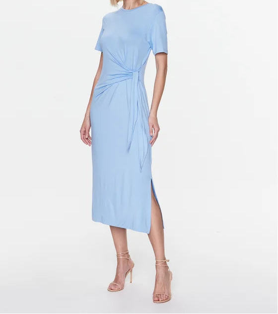 Tommy Hilfiger Regular Fit Jurk – Blauw – Dames