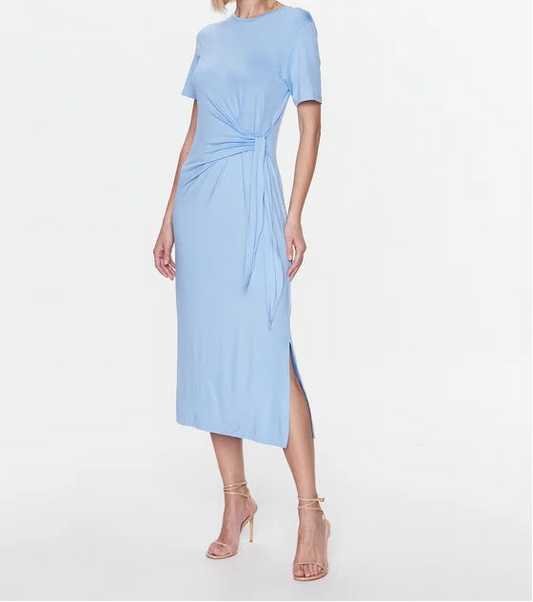 Tommy Hilfiger Regular Fit Jurk – Blauw – Dames