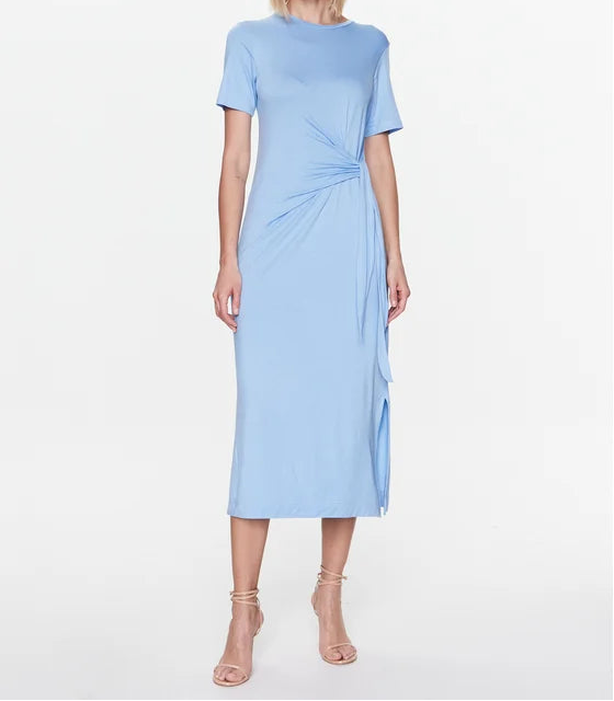 Tommy Hilfiger Regular Fit Jurk – Blauw – Dames