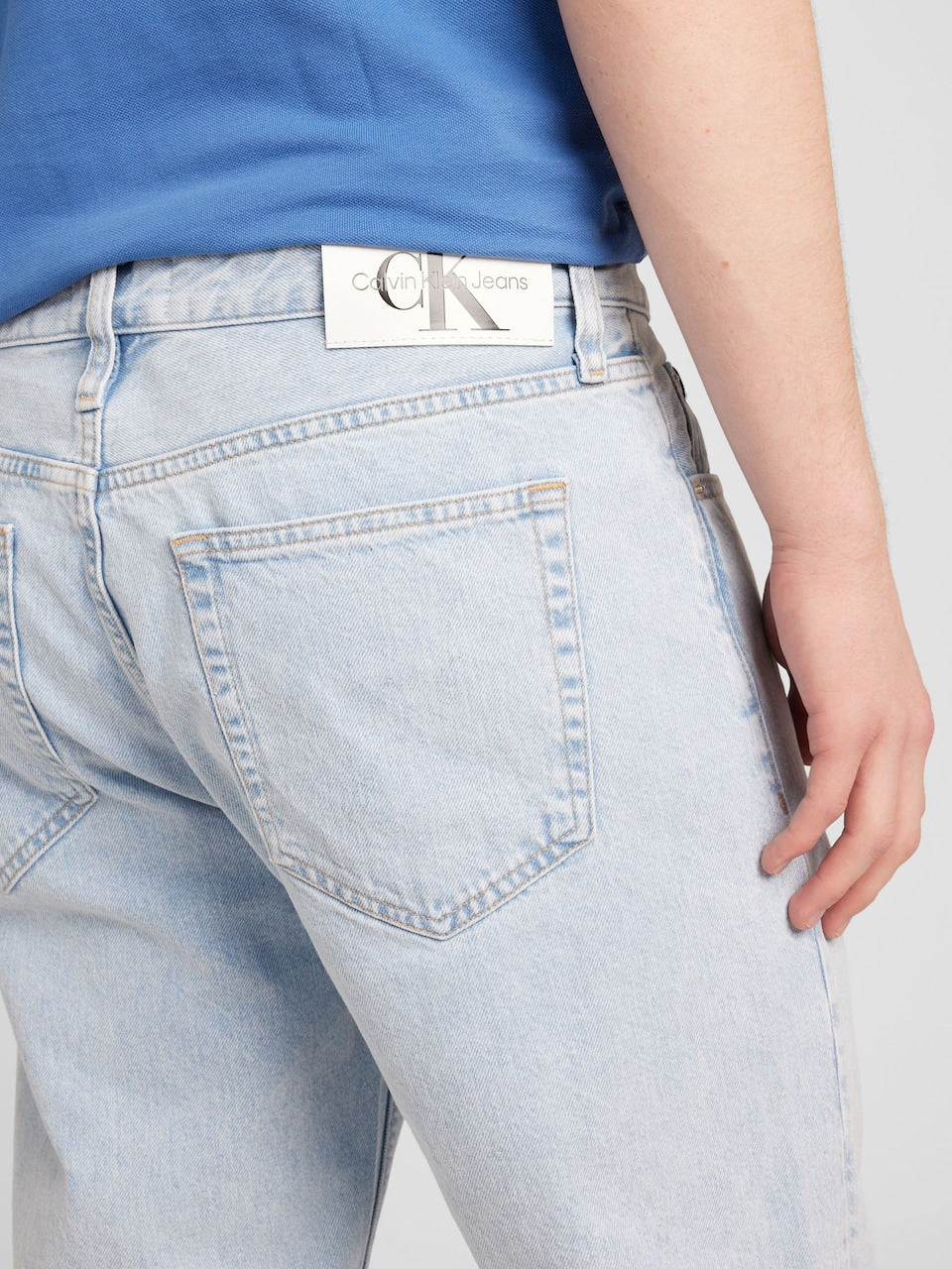 Calvin Klein 90S Straight Jeans – Lichtblauw – Heren