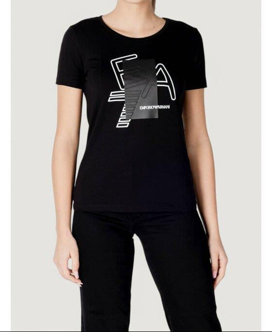 Armani Emporio EA7 T-Shirt – Black – Women