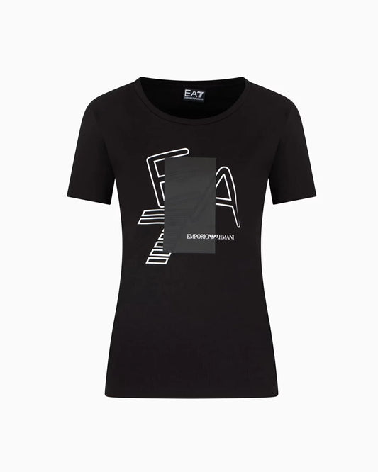 Armani Emporio EA7 T-Shirt – Black – Women