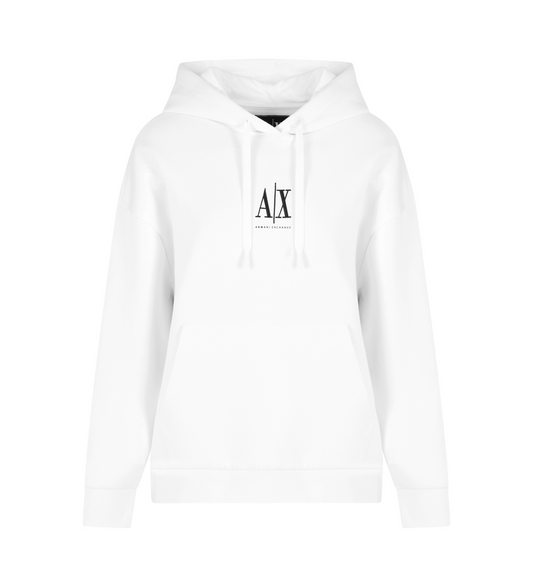Armani Exchange Hoodie – White – Women