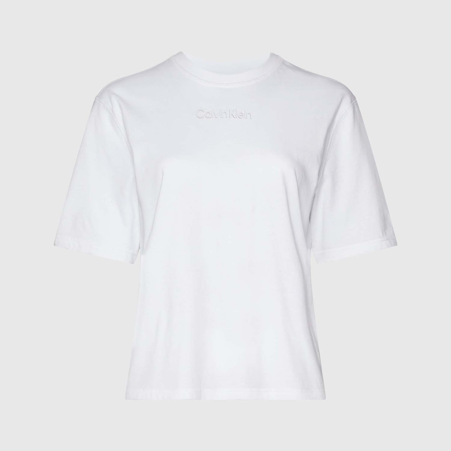 Calvin Klein Boxy Fit T-shirt – Wit – Dames